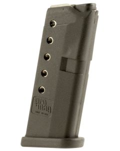 ProMag GLK10 Standard6rd 380 ACP Compatible w/ Glock 42 Black DuPont Zytel Polymer