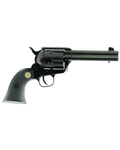 Chiappa Firearms CF340261 SAA 1873Medium Frame 17 HMR 6 Shot, 4.75" Blued Steel Barrel, Blued Steel Frame, Blued Cylinder, Black Plastic Grip, Exposed Hammer