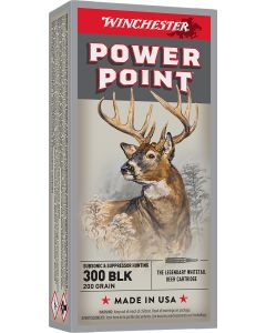 Winchester Ammo X300BLKX Super X300Blackout 200gr Power Point Subsonic 20 Per Box/10 Case