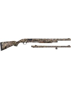 Mossberg 53270 500 Combo Turkey/Deer 12 Gauge 5+1 3" 24" Vent Rib/24" Slugster Barrels, Dual Extractors, Overall Mossy Oak Break-Up Country, Synthetic Stock, Includes XX-Full Choke
