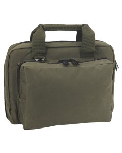 US PeaceKeeper P21106 Mini Range Bag Water Resistant OD Green 600D Polyester with 8 Mag Pockets, Lockable Zippers &amp; Wraparound Handles 12.75" L x 8.75" H x 3" D Exterior Dimensions