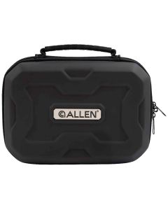 Allen 829 EXOHandgun Case Black Polymer, Molded Carry Handle, Egg Crate Foam &amp; Lockable Zippers 9" x 6.25" Interior Dimensions