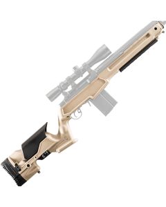Archangel AAM1ADT Precision StockDesert Tan Synthetic Fixed with Adjustable Cheek Riser for Springfield M1A, M14