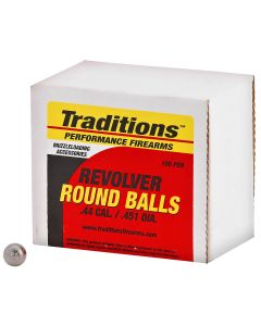 Traditions A1647 Revolver44Cal Lead Ball 140gr 100/Box