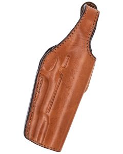 Bianchi 17632 19L Thumbsnap Belt Holster Size 19 Open Bottom Style made of Leather with Tan Finish &amp; Belt Loop Mount Type fits Ruger SR1911 &amp; Springfield 1911-A1 for Right Hand
