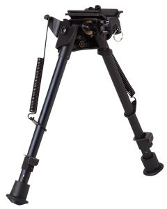 Firefield FF34024 CompactBipod 9-14" Black Aluminum Swivel Stud Attachment or Picatinny Rail (Adapter Included)