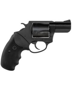 Charter Arms 63520 Mag PugLarge 357 Mag, 5 Shot 2.20" Black Nitride Steel Barrel, Cylinder &amp; Frame w/Black Finger Grooved Rubber Grip