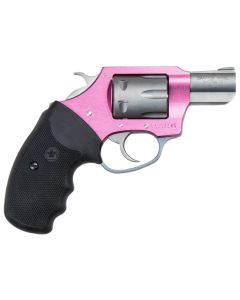 Charter Arms 52230 Pathfinder Lite Pink Lady Small 22 LR, 8 Shot 2" Matte Stainless Steel Barrel &amp; Cylinder, Pink Aluminum Frame w/Black Finger Grooved Rubber Grip, Exposed Hammer
