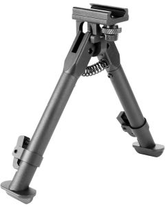 Aim Sports BPARSS AR Handguard Rail Bipod Black Hardcoat Anodized 6.5-9" Steel/Aluminum