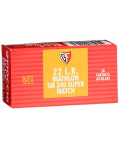 Fiocchi 22SM340 Exacta Super Match 22LR 40gr Round Nose 50 Per Box/100 Case