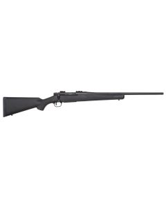Mossberg 27909 PatriotFull Size 6.5 Creedmoor 5+1 22" Matte Blued Fluted Barrel, Matte Blued Stainless Steel Receiver Drilled &amp; Tapped, Black Fixed Synthetic Stock, Right Hand