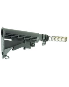 Aim Sports ARSTKCC Mil-SpecBlack Synthetic 6 Position Collapsible M4 for AR-Platform
