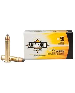 Armscor FAC22M1N USA22WMR 40gr Jacketed Hollow Point 50 Per Box/40 Case