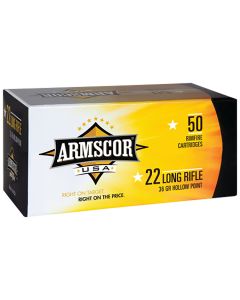 Armscor 50015PH Precision22LR 36gr High Velocity Hollow Point 50 Per Box/100 Case