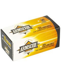 Armscor 50012PH Precision22LR 40gr Standard Velocity Solid Point 50 Per Box/100 Case