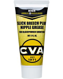 CVA AC1670 Slick Breech Plug/Nipple Grease Prevents Seizing of Nipple/Breech Plug 2 oz Squeeze Tube