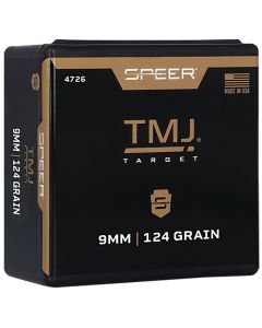 Speer 4726 TMJ Value Pack 9mm 124gr Total Metal Jacket 600 Per Box/1 Case