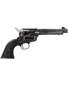 Colt Mfg P1850 Single Action Army Peacemaker 45 Colt (LC) 6 Shot 5.50" Blued Barrel &amp; Cylinder, Color Case Hardened Frame, Black Polymer Grip