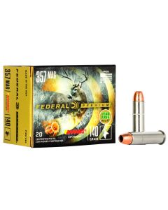 Federal P357XB1 Premium357Mag 140gr Barnes Expander BRX 20 Per Box/10 Case