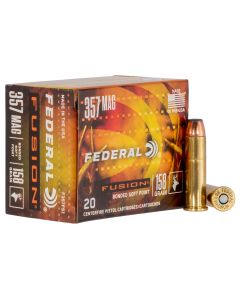 Federal F357FS1 Fusion Handgun 357Mag 158gr Fusion Soft Point 20 Per Box/10 Case