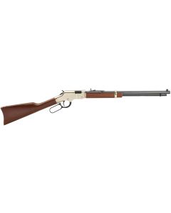Henry H004M Golden Boy22 WMR Caliber with 12+1 Capacity, 20.50" Blued Barrel, Brasslite Metal Finish &amp; American Walnut Stock Right Hand (Full Size)