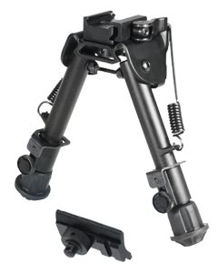 UTG TL-BP78Q Tactical OP Bipod Black 5.9-7.3" Metal Quick Detach