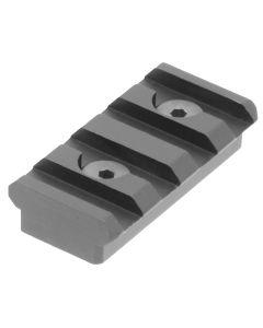 UTG Pro MTURS04S 4-Slot KeyMod Picatinny Rail SectionBlack Anodized