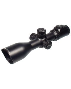 UTG SCP3-UM312AO AccushotBlack Hardcoat Anodized 3-12x 44mm 30mm Tube Illuminated Red/Green Mil-Dot Reticle