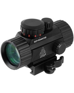 UTG SCPRG40CDQ ITABlack Hardcoat Anodized 1x 4 MOA Red/Green Dot/62 MOA Circle Reticle