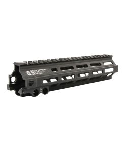Geissele Automatics 05284B MK8 Super Modular Rail 9.50" M-LOK Style Made of 6061-T6 Aluminum with Black Anodized for AR-Platform