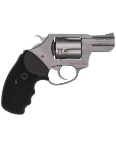 Charter Arms 73820 UndercoverSmall 38 Special, 5 Shot 2" Matte Stainless Steel Barrel &amp; Cylinder, Aluminum Frame w/Black Finger Grooved Rubber Grip, Exposed Hammer