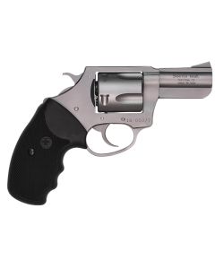 Charter Arms 74420 BulldogLarge 44 Special, 5 Shot 2.50" Matte Stainless Steel Barrel, Cylinder &amp; Frame w/Black Finger Grooved Rubber Grip