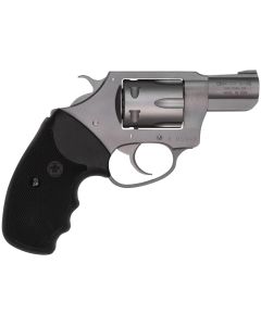 Charter Arms 72224 PathfinderSmall 22 LR, 8 Shot 2" Stainless Steel Barrel&amp; Cylinder, Anodized Aluminum Frame w/Black Finger Grooved Rubber Grip, Exposed Hammer