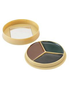 HME CMOFP3 Camo Face Paint Kit Black/Brown/Dark Green