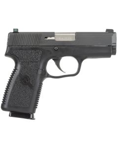 Kahr Arms KP9094N P *CA Compliant 9mm Luger Caliber with 3.60" Barrel, 7+1 Capacity, Black Finish Frame, Serrated Matte Black Stainless Steel Slide, Polymer Grip &amp; TruGlo Night Sigts