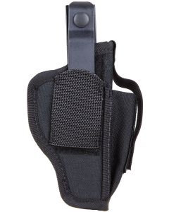 Blackhawk 40AM01BK Multi-UseIWB/OWB Size 01 Black Nylon Belt Clip Fits Medium Autos Fits 3-4" Barrel Ambidextrous