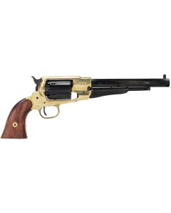 Traditions FR18581 1858 Army Break Open 44 Cal #11 Percussion 8" 6 Shot Brass Frame Blued Barrel &amp; Cylinder Walnut Grip