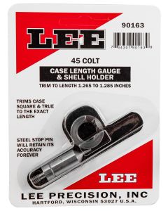 Lee Precision 90163 Case Length Gauge45 Colt (LC) Steel Works With Cutter/Lock Stud Includes Shell Holder