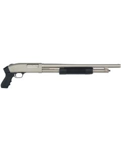 Mossberg 52340 500 JIC Cruiser 12 Gauge 5+1 18.50" Silver Marinecote Black Fixed w/Pistol Grip Right Hand, Knife w/Codura Case