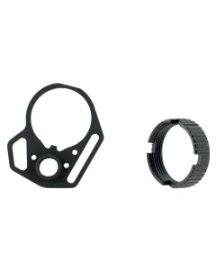 Strike Industries ARMFEP&amp;ACN Multi-Function End Plate and Castle Nut Steel Black