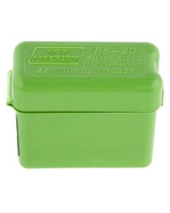 MTM Case-Gard RS2010 Ammo Box Belt Style Multi Caliber Green Polypropylene 20rd