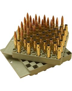 MTM Case-Gard LT5043 Universal Compact Loading Tray Gray Multi-Caliber Plastic 50rd Rifle