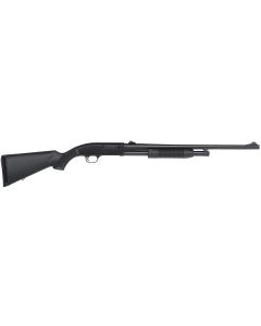 Maverick Arms 31017 88 Slug 12 Gauge with 24" Cylinder Bore Barrel, 3" Chamber, 5+1 Capacity, Blued Metal Finish, Black Synthetic Stock &amp; Rifle Sights Right Hand (Full Size)