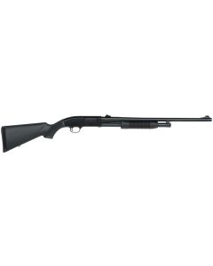 Maverick Arms 31044 88 Slug 12 Gauge with 24" Fully-Rifled Bore Barrel, 3" Chamber, 5+1 Capacity, Blued Metal Finish, Black Synthetic &amp; Rifle Sights Right Hand (Full Size)