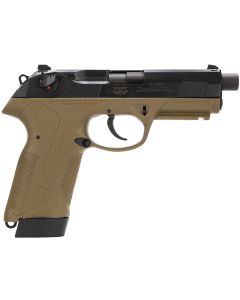 Beretta USA JXF5F45 Px4 Storm Special Duty Full Size Frame 45 ACP 10+1/9+1, 4.50" Black Barrel, Black Bruniton Serrated Steel Slide, FDE Polymer Frame w/Picatinny Rail &amp; Interchangeable Backstrap Grip