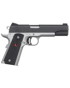 Colt Mfg O2020XETT 1911 Delta Elite 10mm Auto Caliber with 5" Barrel, 8+1 Capacity, Stainless Steel Finish Frame, Serrated Black Carbon Steel Slide &amp; Black Polymer with Integrated Delta Medallion Grip