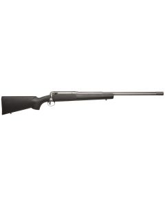 Savage Arms 18144 12 LRPV Full Size 223 Rem 1rd 26" Heavy Fluted Barrel, Matte Stainless Steel Receiver w/Picatinny Rail, Matte Black HS Precision w/V-Block Synthetic Stock, Right Hand, 1:9 Twist
