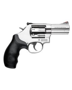 Smith &amp; Wesson 164300 M686 PlusL-Frame 38 S&amp;W Spl +P/357 Mag 7rd, 3" Satin Stainless Steel Barrel, Cylinder &amp; Frame, Black Finger Groove Grip