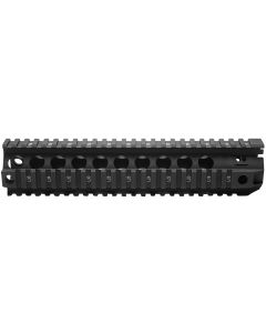 BCM QRF10556BLK QRF Handguard 10" Free-Floating Style Made of Aluminum with Black Anodized Finish &amp; Picatinny Rial for AR-Platform