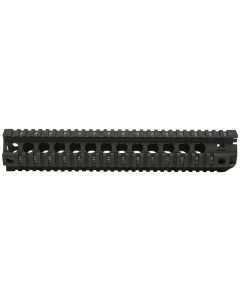 BCM QRF12556BLK QRF12" Free-Floating Style Made of Aluminum with Black Anodized Finish &amp; Picatinny Rail for AR-Platform